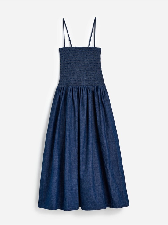 Madewell Dresses & Skirts - Madewell Navy Smocked Bodice Maxi Dress